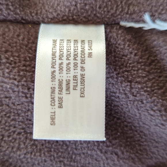 Girls Vintage Old Navy Brown Puffer Vest - Size L - Picture 8 of 9